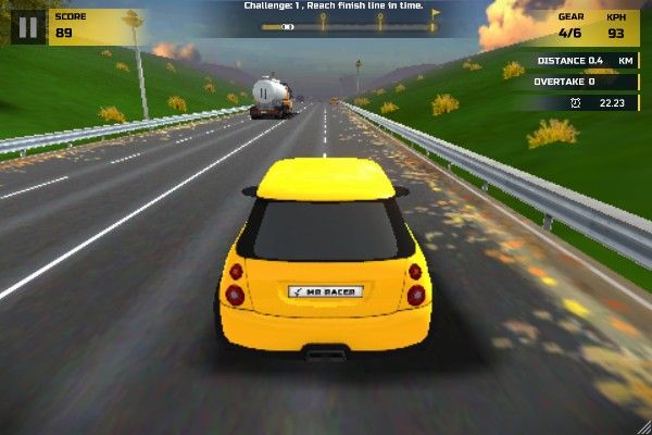 Mr Racer Car Racing 🕹️ 🏁 | Free Arcade Racing Browser Game - Image 1