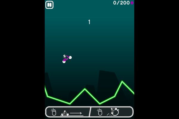 Neon Biker 🕹️ 🏁 | Gioco per browser di corse con fisica - Immagine 3