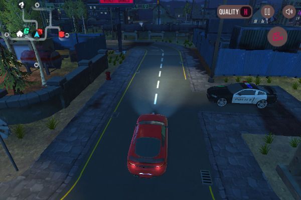 Parking Fury 3D Night Thief 🕹️ 🏁 | Jogo de navegador arcade de corridas - Imagem 3