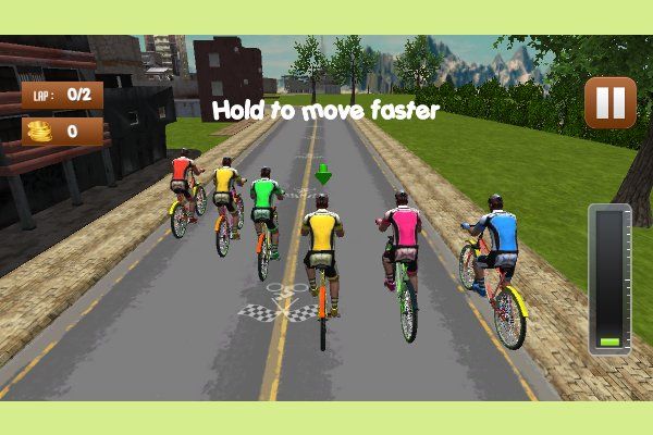 Pro Cycling 3D Simulator 🕹️ 🏁 | Juego de navegador arcade de carreras - Imagen 1