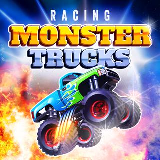 Play Racing Monster Trucks  🕹️ 🏁