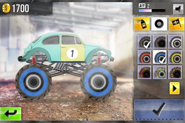Racing Monster Trucks 🕹️ 🏁 | Free Arcade Racing Browser Game - Image 2
