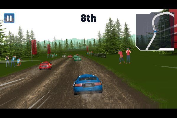 Rally Champion Advanced 🕹️ 🏁 | Arcade Rennsport Kostenloses Browserspiel - Bild 2