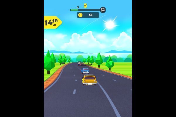 Road Crash 🕹️ 🏁 | Casual Rennsport Kostenloses Browserspiel - Bild 2