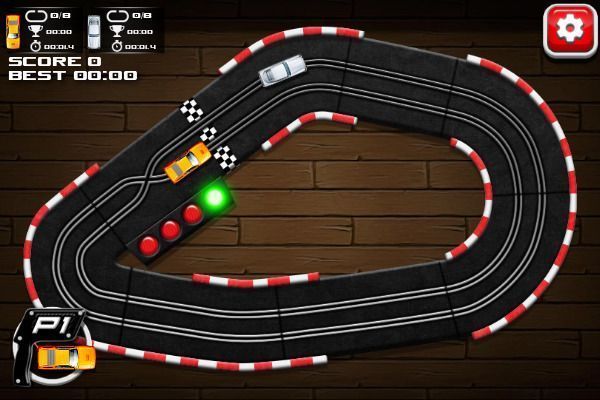 Slot Car Racing 🕹️ 🏁 | Jogo de navegador arcade de corridas - Imagem 1