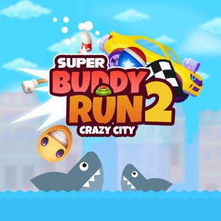 Jugar Super Buddy Run 2 Crazy City  🕹️ 🏁