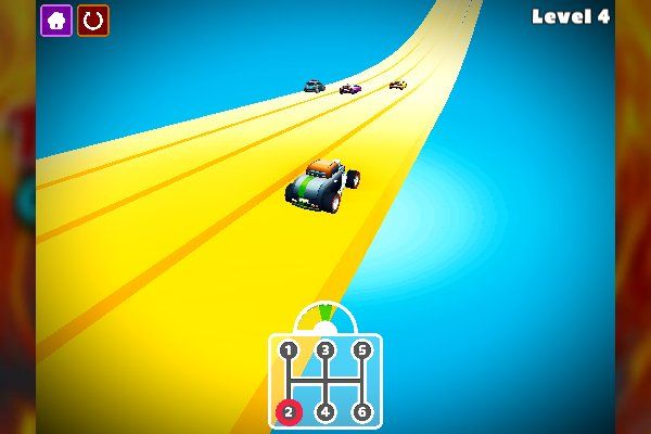 Toy Car Gear Race 🕹️ 🏁 | Jogo de navegador arcade de corridas - Imagem 1