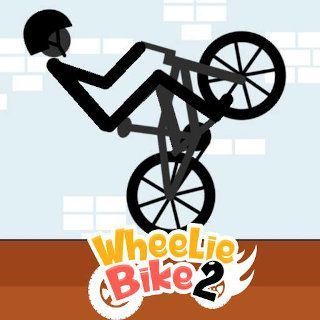 Spielen sie Wheelie Bike 2  🕹️ 🏁