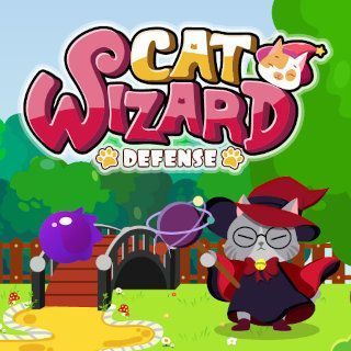 Spielen sie Cat Wizard Defense  🕹️ 🏰