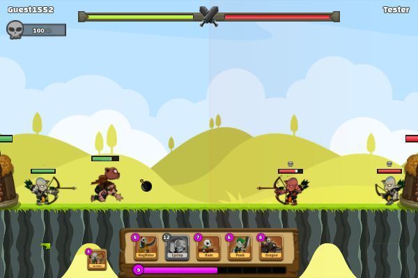 Clash of Goblins 🕹️ 🏰 | Free Strategy Adventure Browser Game - Image 1