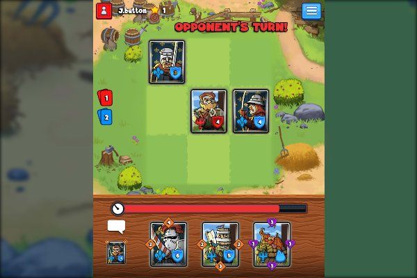 Clash Of Warriors 🕹️ 🏰 | Free Strategy Cards Browser Game - Image 2