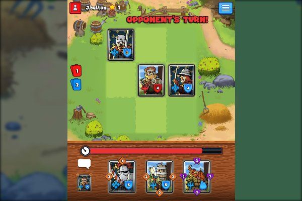 Clash Of Warriors 🕹️ 🏰 | Strategie Kartenspiel Kostenloses Browserspiel - Bild 2