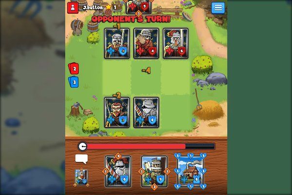 Clash Of Warriors 🕹️ 🏰 | Free Strategy Cards Browser Game - Image 3
