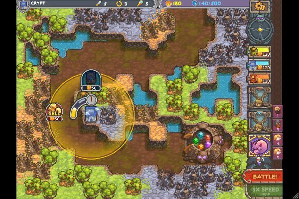 Cursed Treasure 2 🕹️ 🏰 | Arcade Strategie Kostenloses Browserspiel - Bild 2