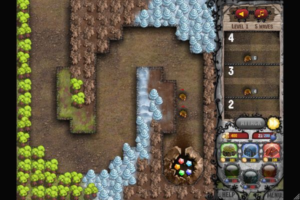 Cursed Treasure 🕹️ 🏰 | Free Arcade Strategy Browser Game - Image 2