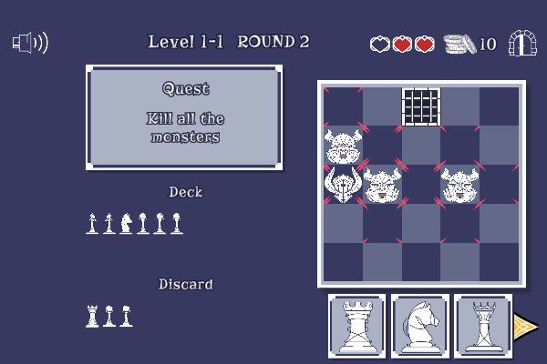 Dungeon Chess 🕹️ 🏰 | Juego de navegador de estrategia de cartas - Imagen 2