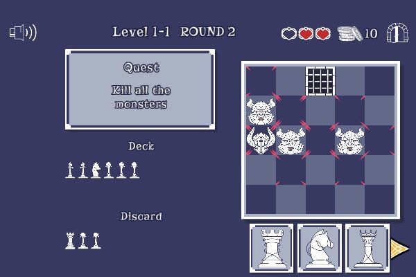 Dungeon Chess 🕹️ 🏰 | Gioco per browser di strategia di carte - Immagine 2