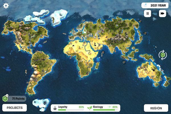 ECO inc. Save the Earth Planet 🕹️ 🏰 | Strategie Logik Kostenloses Browserspiel - Bild 1