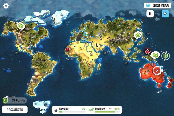 ECO inc. Save the Earth Planet 🕹️ 🏰 | Strategie Logik Kostenloses Browserspiel - Bild 3