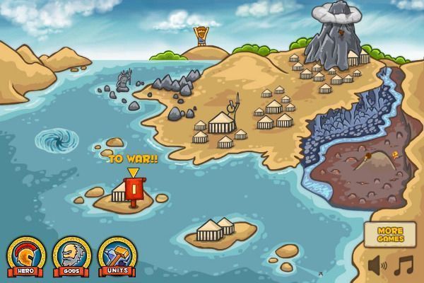 Heroes of Myths 🕹️ 🏰 | Gioco per browser di strategia di logica - Immagine 1