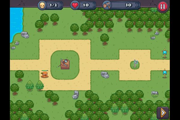 King Rugni Tower Defense 🕹️ 🏰 | Gioco per browser di strategia di avventura - Immagine 2