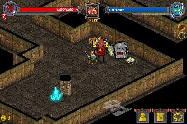 Loot Heroes 2 🕹️ 🏰 | Action Strategie Kostenloses Browserspiel - Bild 1