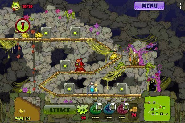 Monsters TD 2 🕹️ 🏰 | Strategie Arcade Kostenloses Browserspiel - Bild 1