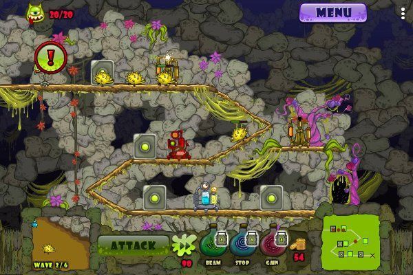 Monsters TD 2 🕹️ 🏰 | Strategie Arcade Kostenloses Browserspiel - Bild 2