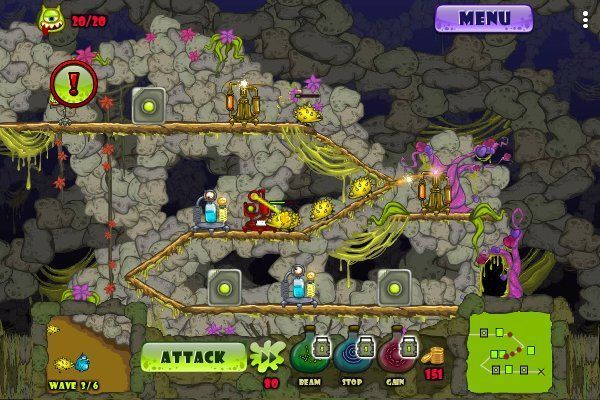 Monsters TD 2 🕹️ 🏰 | Strategie Arcade Kostenloses Browserspiel - Bild 3
