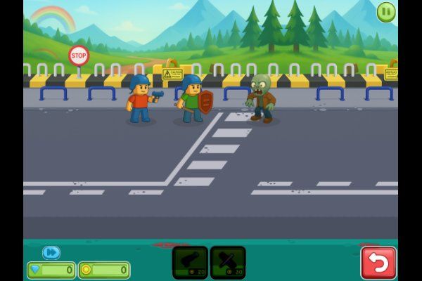 Obby vs Zombies 🕹️ 🏰 | Free Strategy Casual Browser Game - Image 1