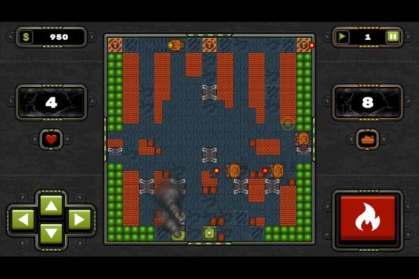 Tank Wars 🕹️ 🏰 | Free Strategy Arcade Browser Game - Image 1