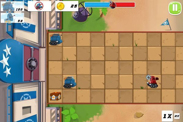 Tiny Blues vs Mini Reds 🕹️ 🏰 | Gioco per browser di strategia di logica - Immagine 3