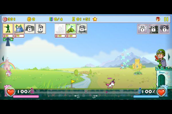 Wacky Strike 🕹️ 🏰 | Strategie Casual Kostenloses Browserspiel - Bild 2