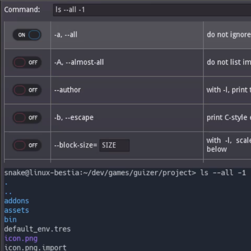 Instale Guizer: execute comandos linux a partir de um aplicativo GUI
